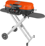 Vicco Portable Stand-Up Propane Grill, Gas Grill with 3 Adjustable Burners & Instastart Push-Button Ignition; Great for Camping