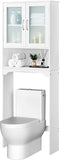 VICCO Toilet Storage Cabinet Free Standing Toilet Rack with Adjustable Shelves