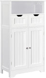 VICCO Bathroom Storage Cabinet with 2 Drawers & Adjustable Shelf 2 Doors Bathroom Floor Cabinet