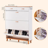 Vicco Shoe Storage Cabinet with 2 Flip Drawers and Open Shelf, Free Standing Slim Shoe Rack Metal Storage Cabinet 10-14 Pair of Shoes