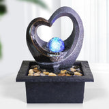 Vicco Fountain with LED Light, Fountain Fengshui Indoor Decoration