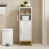 VICCO Bathroom Storage Cabinet Corner Floor Cabinet with Door & Shelves