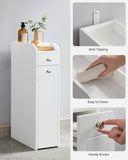 VICCO Small Bathroom Storage Cabinet, Slim Bathroom Storage Organizer