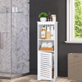 VICCO Bathroom Storage Cabinet, White Floor Standing Storage Cabinet Home Storage Furniture Shelf