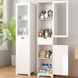 VICCO Bathroom Cabinet Tall Bathroom Storage Cabinet with Drawer and Adjustable Shelf