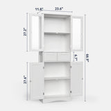 VICCO Bathroom Storage Cabinet with Doors & Shelves & Drawer