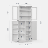 VICCO Bathroom Storage Cabinet with Doors & Shelves & Drawer