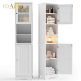 VICCO 67.1 " Bathroom Storage Cabinet with Adjustable Shelves, Kitchen Pantry