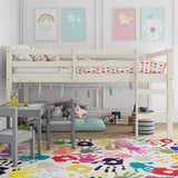 Vicco Benson Junior Twin Loft Bed, White