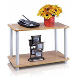 Vicco 11250 Turn-N-Tube 2-Tier No-Tools Shelf End Table Plant Stand