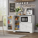 VICCO Kitchen Storage Cabinet Buffet Cabinet Sideboard with Drawers and Adjustable Shelves