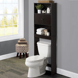 Vicco Bathroom Space Saver Storage Cabinet, 3 Shelves, Espresso