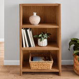 Vicco Westley 3 Shelf Bookcase Warm Walnut Finish