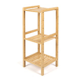 Vicco 30-inch Three Tier Free-Standing Bathroom Shelf, 30 lbs. Capacity, Bamboo