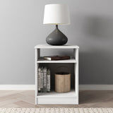 Vicco Ardent Open Shelf Nightstand, White