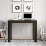 Vicco Parsons Office Living Room Desk, Espresso Finish