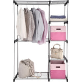 Vicco Wire Shelf Closet Organizer, 2-Tier, Easy to Assemble