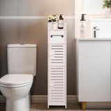 VICCO. Bathroom Storage Cabinet with Doors and Shelves  White