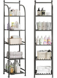 Vicco 5 Shelf Bathroom Storage Shelf Unit Shower Shelves for Storage and Towel Display