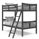 Vicco Caribou Twin over Twin Bunk Bed, Gray