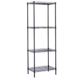 Vicco 4-Tier Storage Rack Wire Shelving with 100 lb Per Shelf Weight Capacity, 18