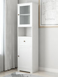 VICCO Modern White Bathroom Storage Cabinet 71