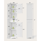 VICCO 67.1 " Bathroom Storage Cabinet with Adjustable Shelves, Kitchen Pantry