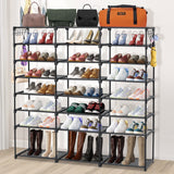 Vicco 8-Tier Shoe Organizer 48 Pairs Large Shoe Rack with 2 Hook Rack