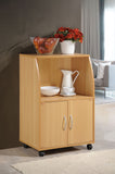 Microwave Cart, Beech