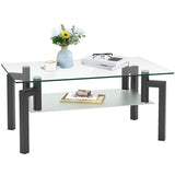 Vicco Coffee Table for Living Room, Black