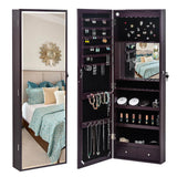 Mirrored Jewelry Cabinet Wall Mounted Jewelry