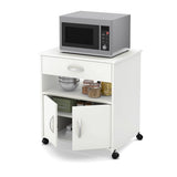 Smart Basics Microwave Cart on Wheels