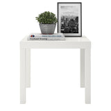 Parsons End Table, White