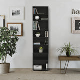 Space Saving Multimedia Storage Tower, Espresso