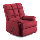 Crimson Red Microfiber Recliner