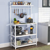 Kitchen Baker’s Rack, 4-Tier Utility Storage Shelf, Microwave