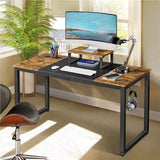 Computer Desk with Monitor Stand