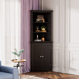 Corner Bookcase with Storage