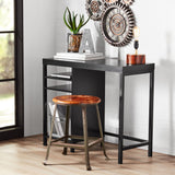 Sumpter Park Cube Storage Desk, Black