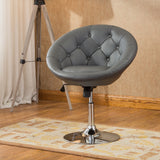 Contemporary Adjustable Height Tilt Swivel Accent Chair