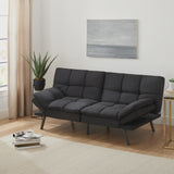 Vicco Memory Foam Futon, Black