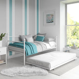 Modern Metal Daybed with Trundle,