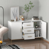 Cabinet with 3 Storage Drawers Wooden