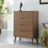 Modern 4 Drawer Dresser, Bedroom,