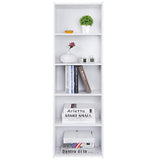 Tier Open Shelf Bookcase, Narrow Freestanding