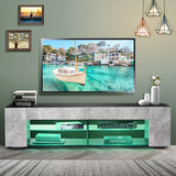 57-Inch TV Stand Media Console Cabinet,