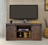 TV Stand Entertaiment Media Console Center Industrial 58inch Barn Door