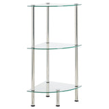 Bathroom Floor Storage Corner Tower, 3 Tier