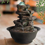 4-Tier Tabletop Water Fountain