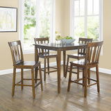 5 Piece Set, Including Table & 4 Chairs,